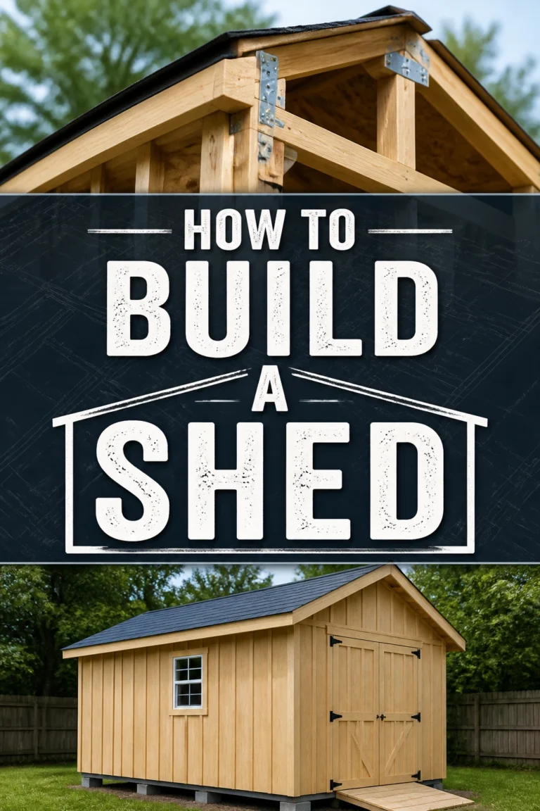 🛠️ How To Build A Shed