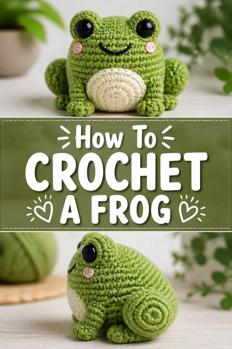 🐸 How To Crochet A Frog