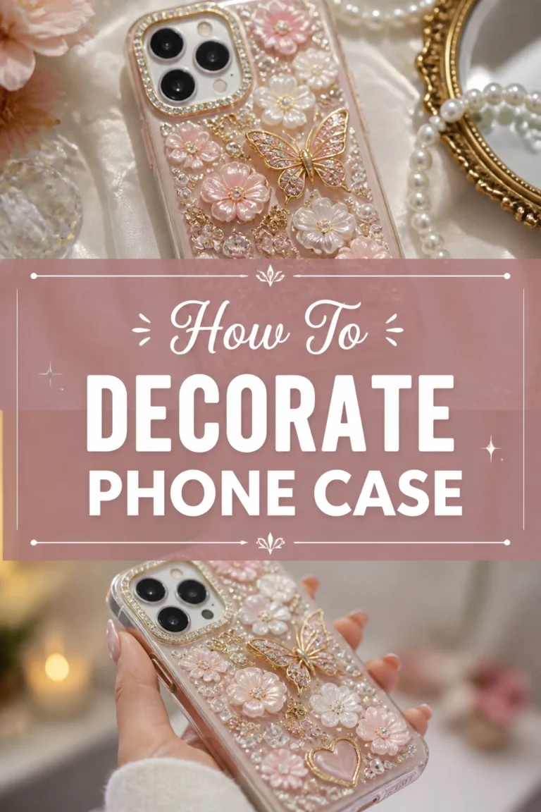🎨 How To Decorate Phone Case
