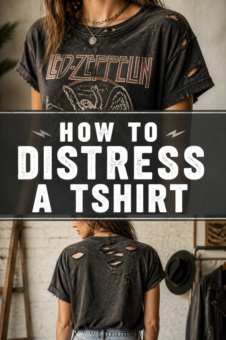 👕 How To Distress A Tshirt