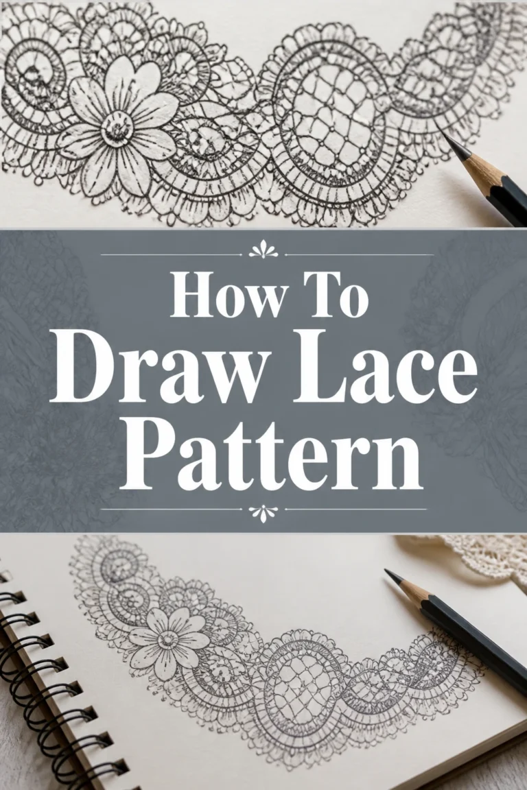 🎨 How To Draw Lace Pattern