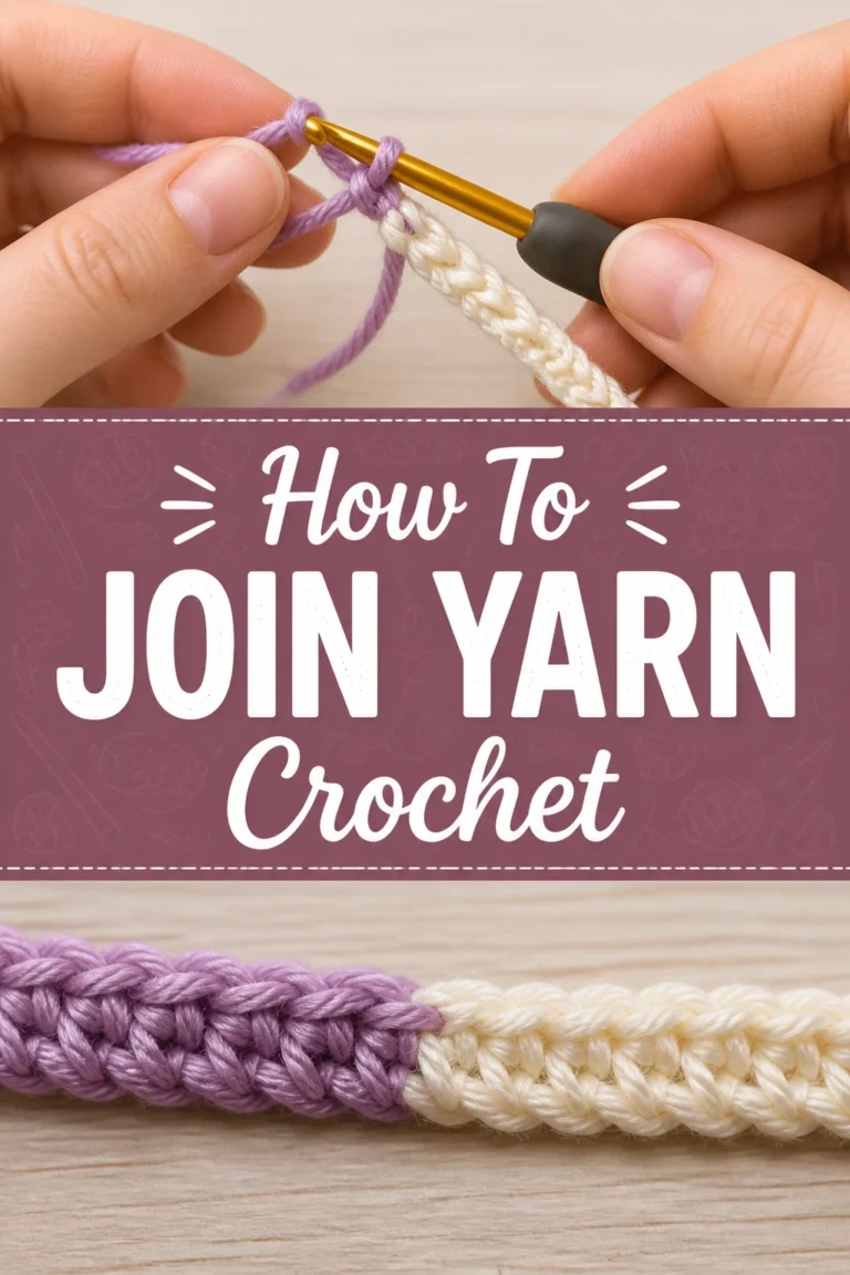 🧶 How To Join Yarn Crochet