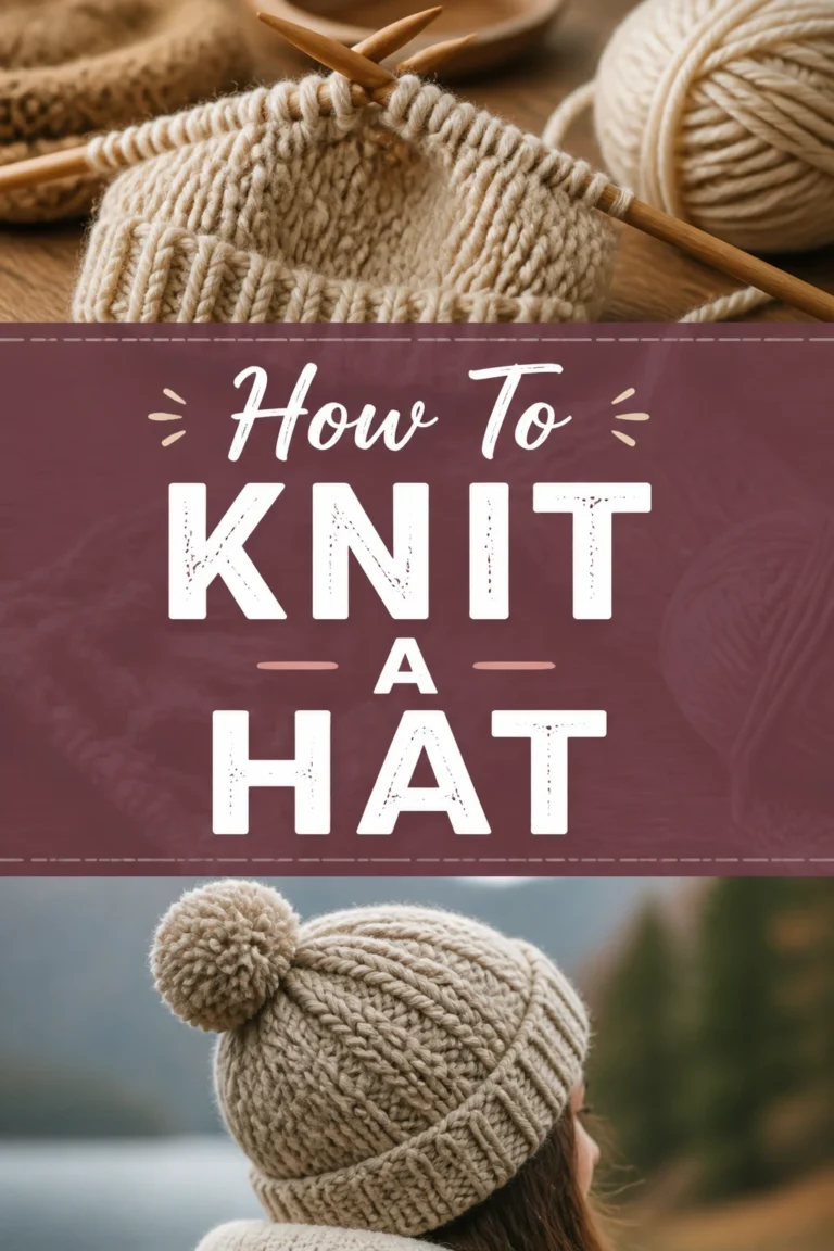 🧶 How To Knit A Hat