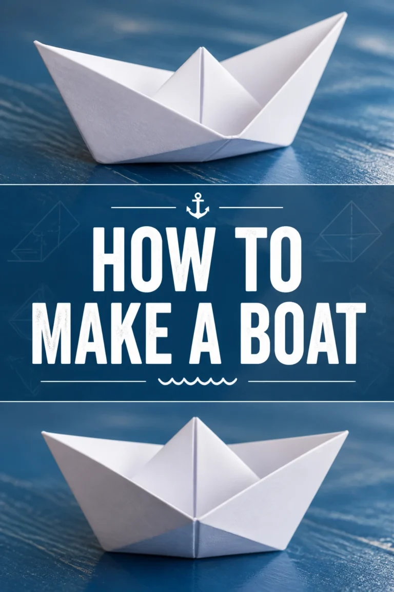 ⛵️ How To Make A Boat
