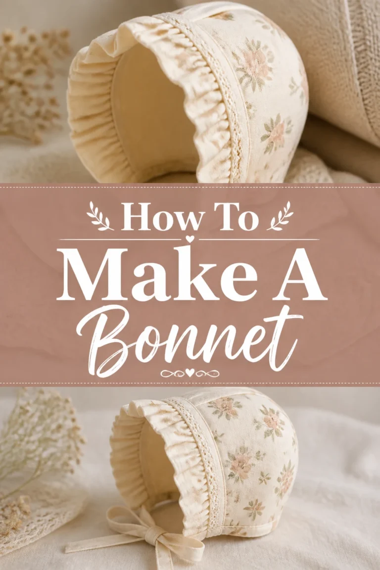 🧵 How To Make A Bonnet