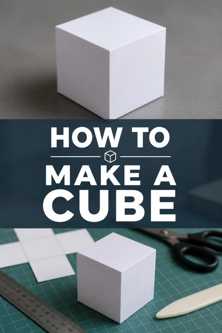 📐 How To Make A Cube