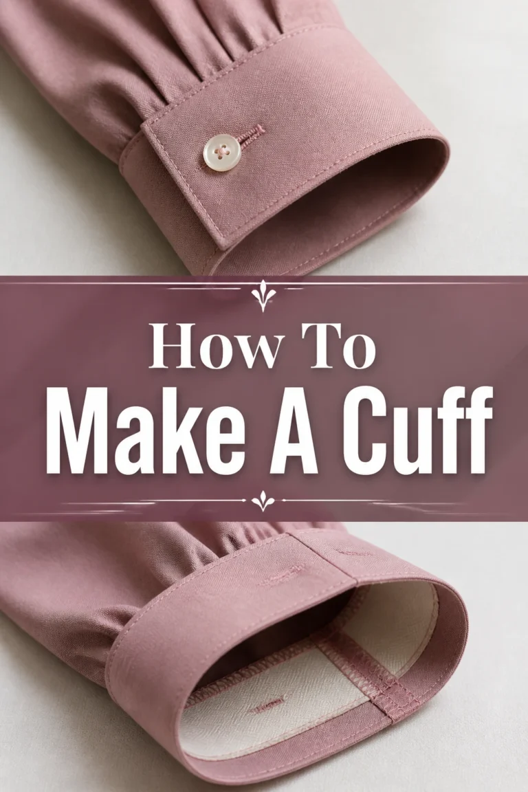 🧵 How To Make A Cuff
