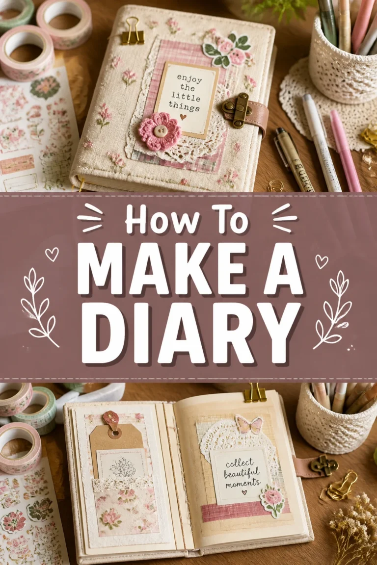 📔 How To Make A Diary