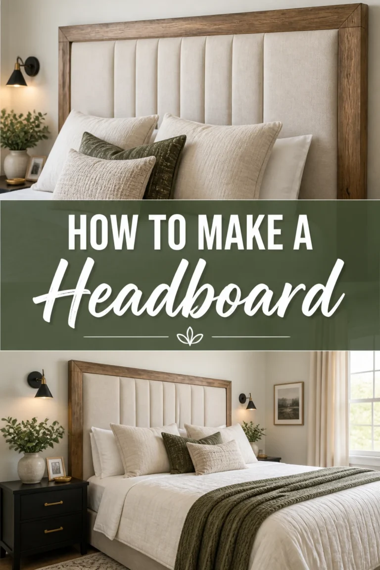🛏️ How To Make A Headboard