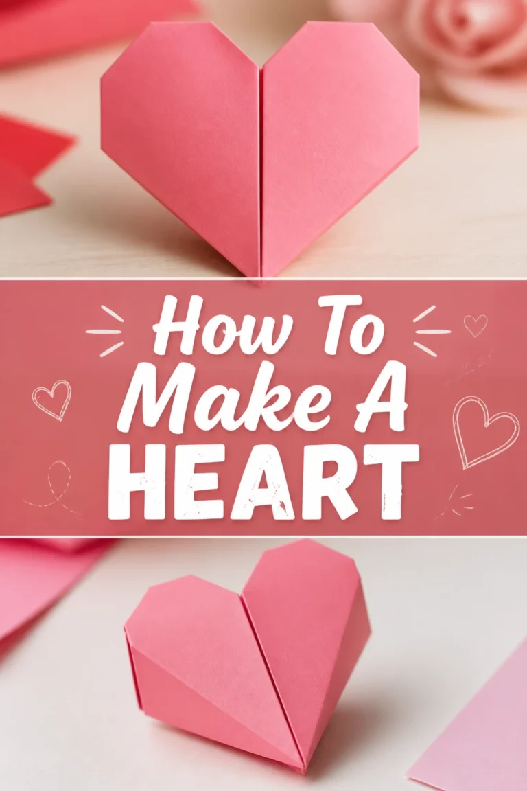 ❤️ How To Make A Heart