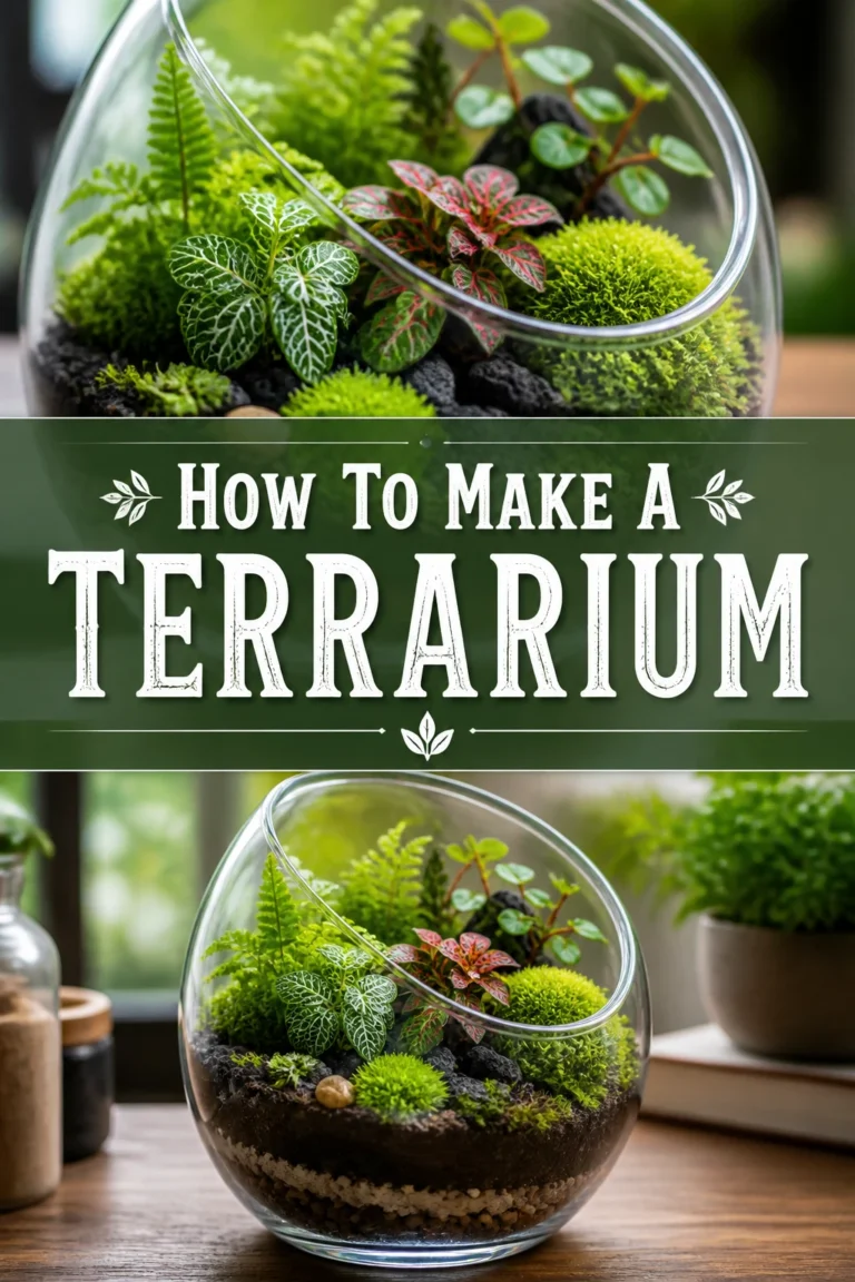 🌱 How To Make A Terrarium