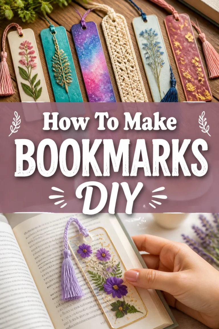 🔖 How To Make Bookmarks DIY