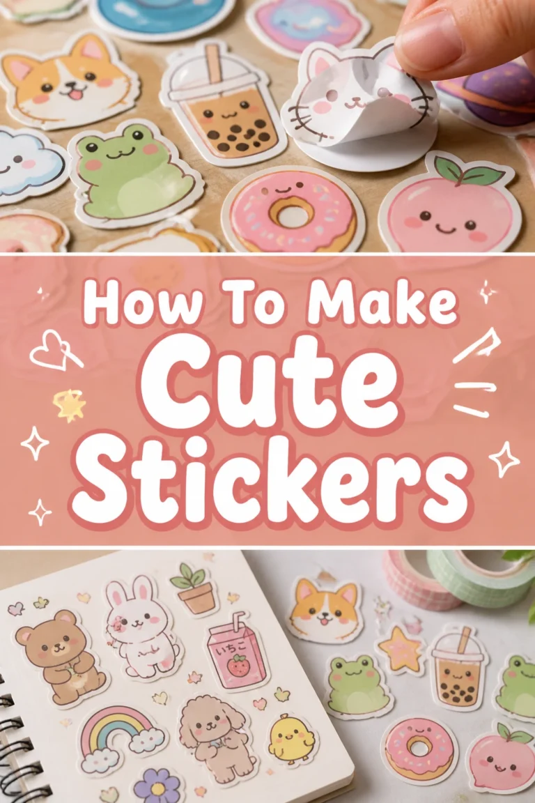 ✨ How To Make Cute Stickers
