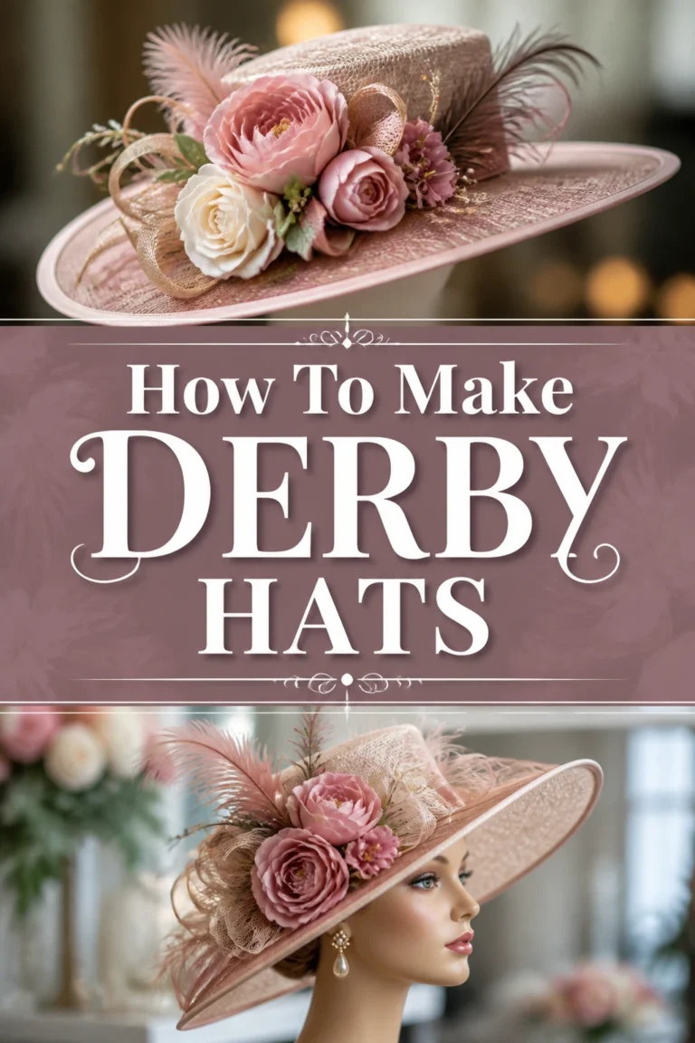 👒 How To Make Derby Hats