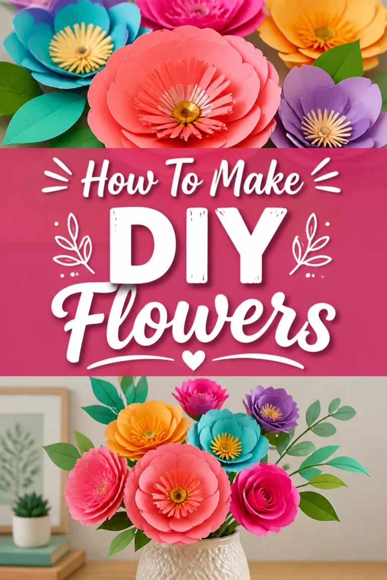 🌸 How To Make DIY Flowers