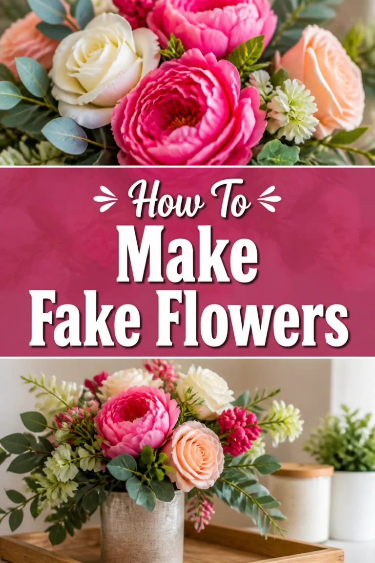 🌸 How To Make Fake Flowers