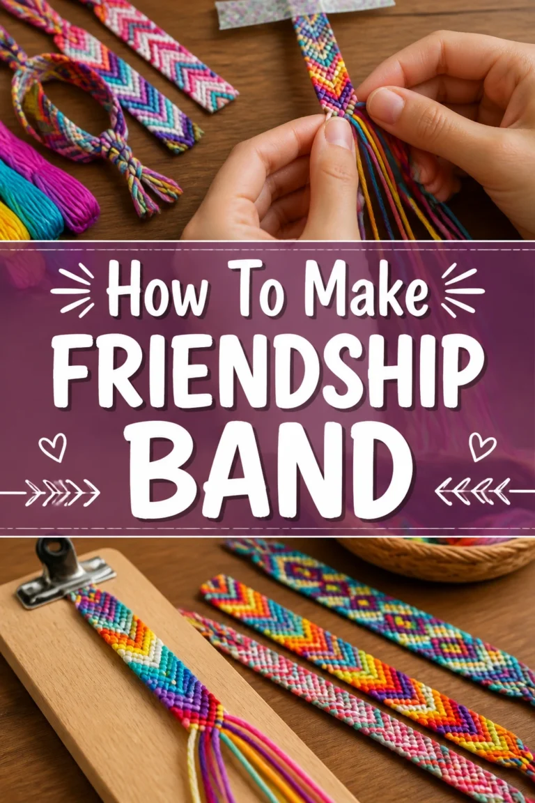 🧵 How To Make Friendship Band