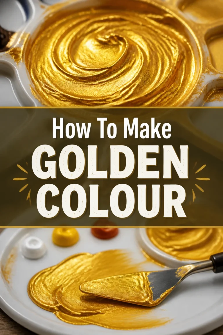 🎨 How To Make Golden Colour