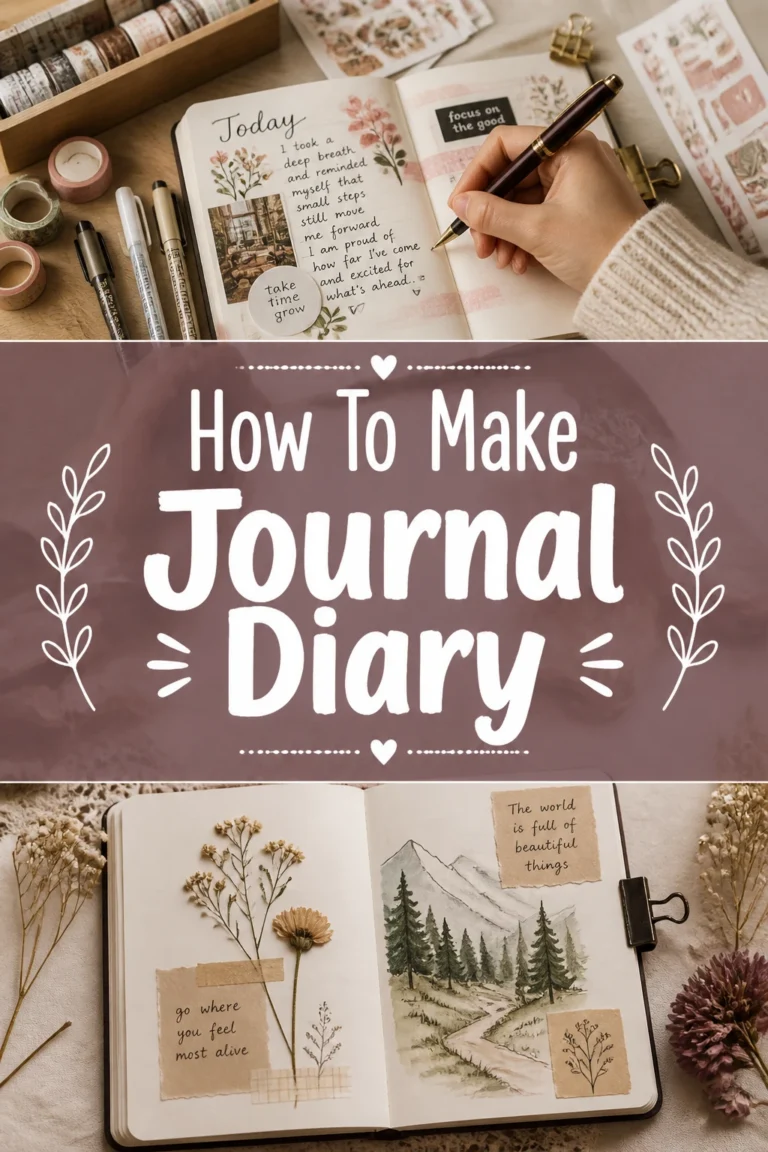 ✍️ How To Make Journal Diary