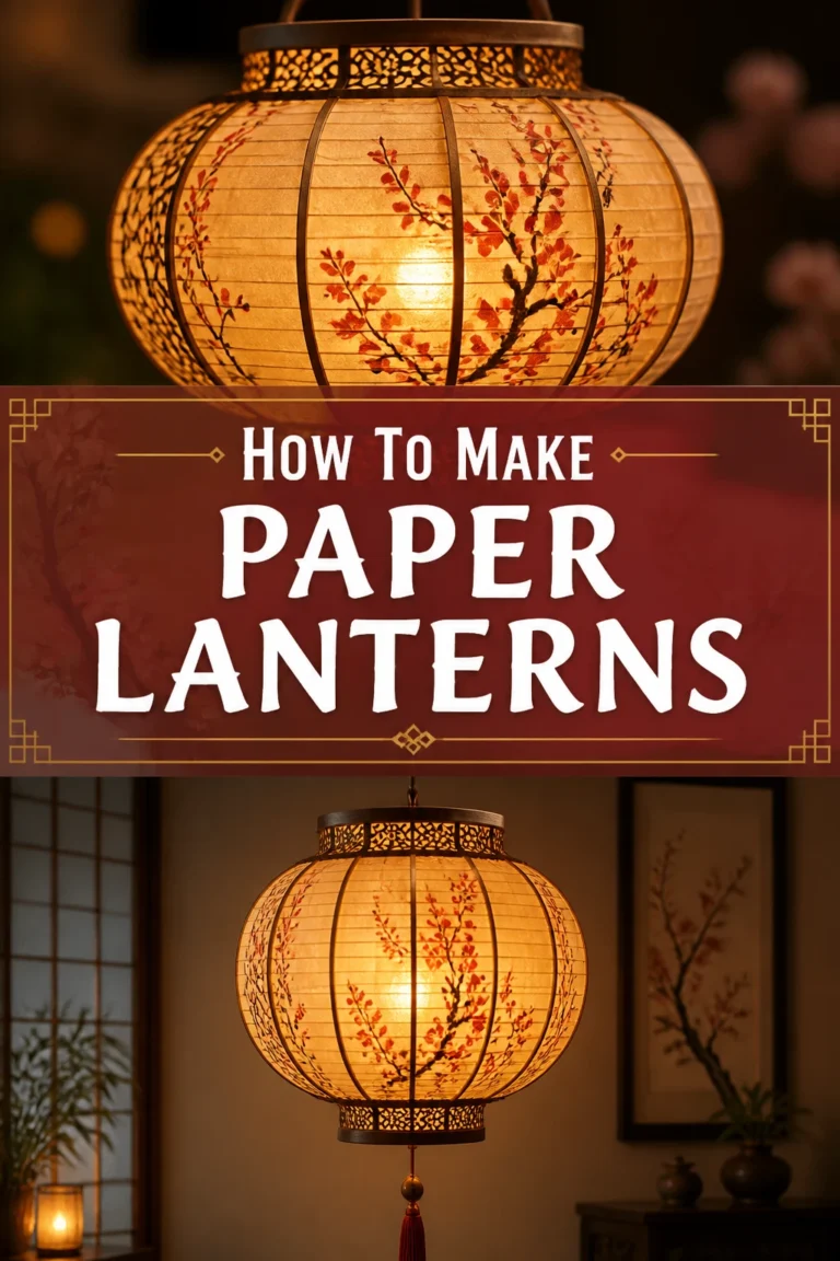 🏮 How To Make Paper Lanterns