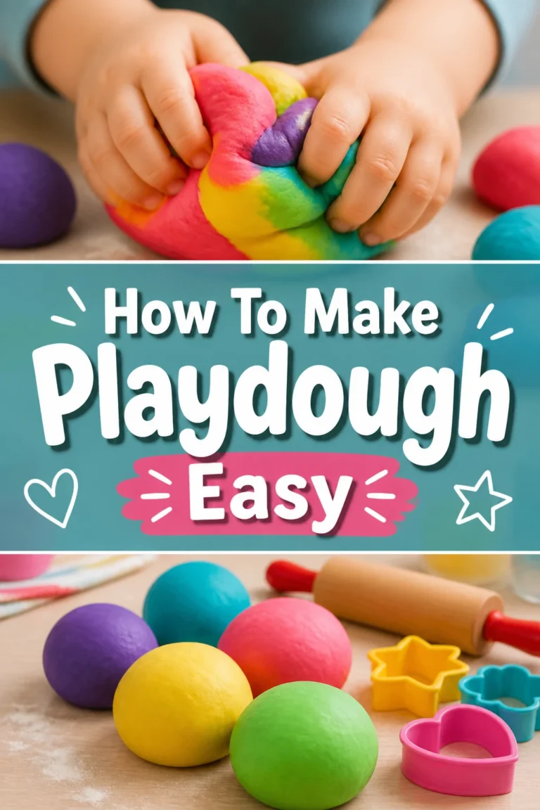 🎨 How To Make Playdough Easy