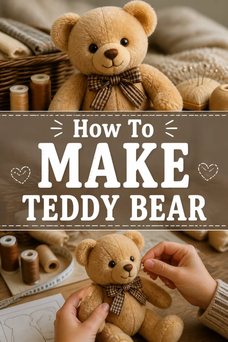 🐻 How To Make Teddy Bear