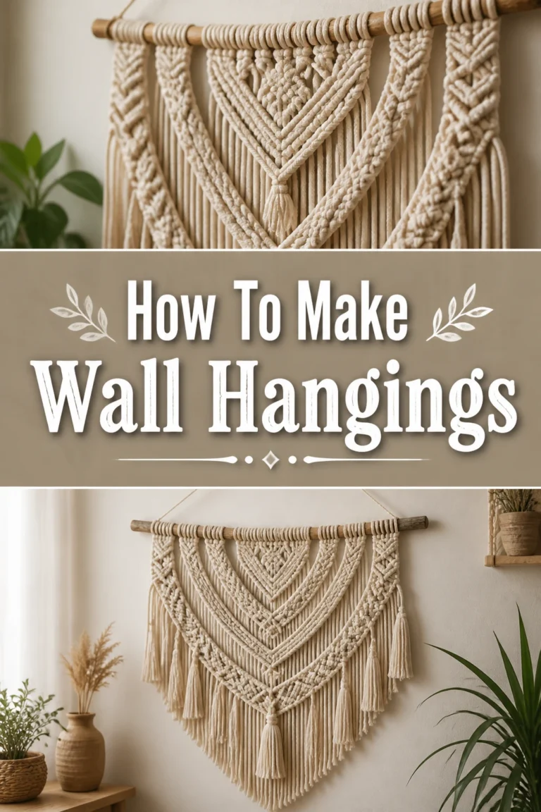 ✨ How To Make Wall Hangings