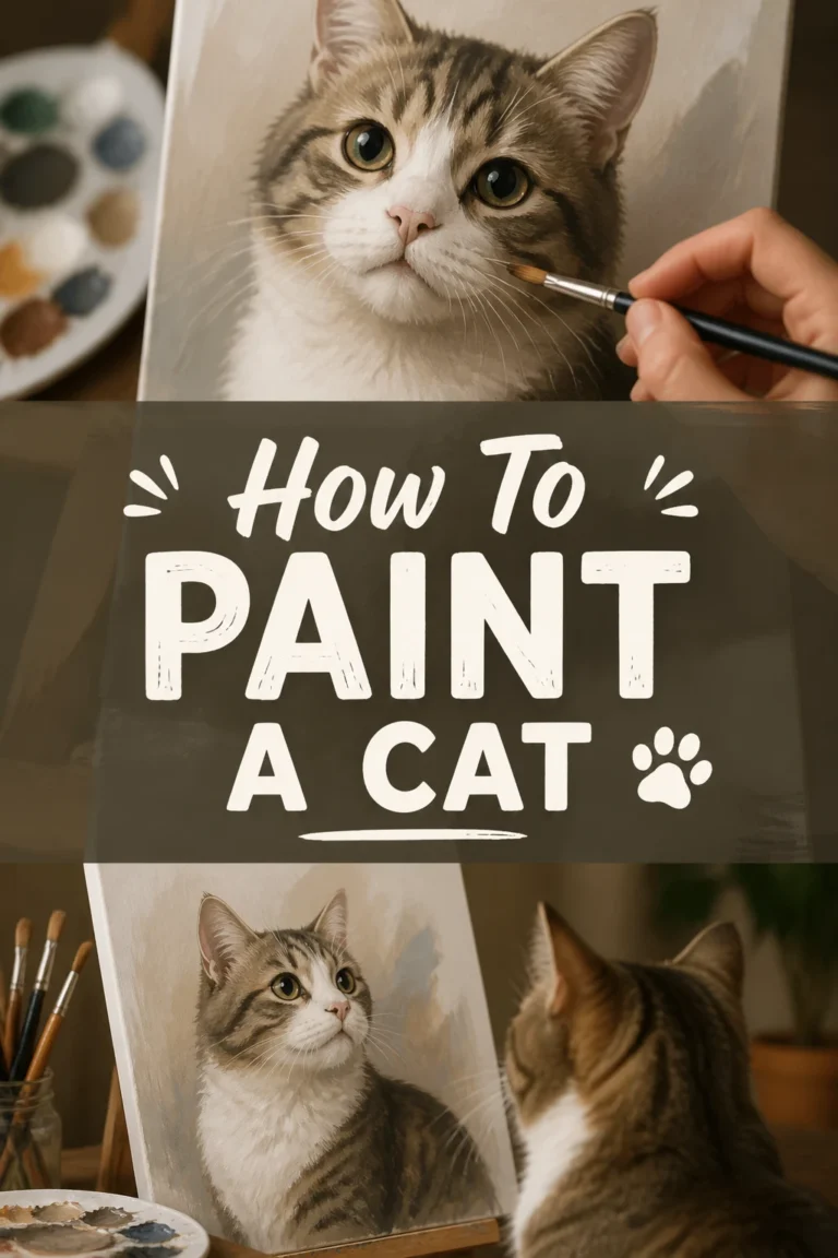 🎨 How To Paint A Cat