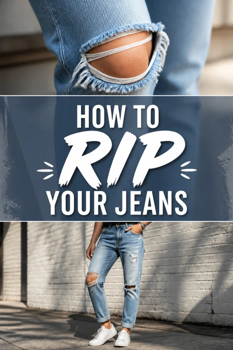 👖 How To Rip Your Jeans