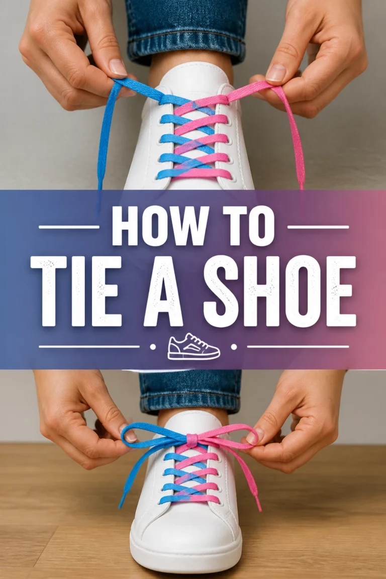 👟 How To Tie A Shoe